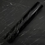 برچسب طرح سنگ ماربل پیِترا مشکی رگه سفید