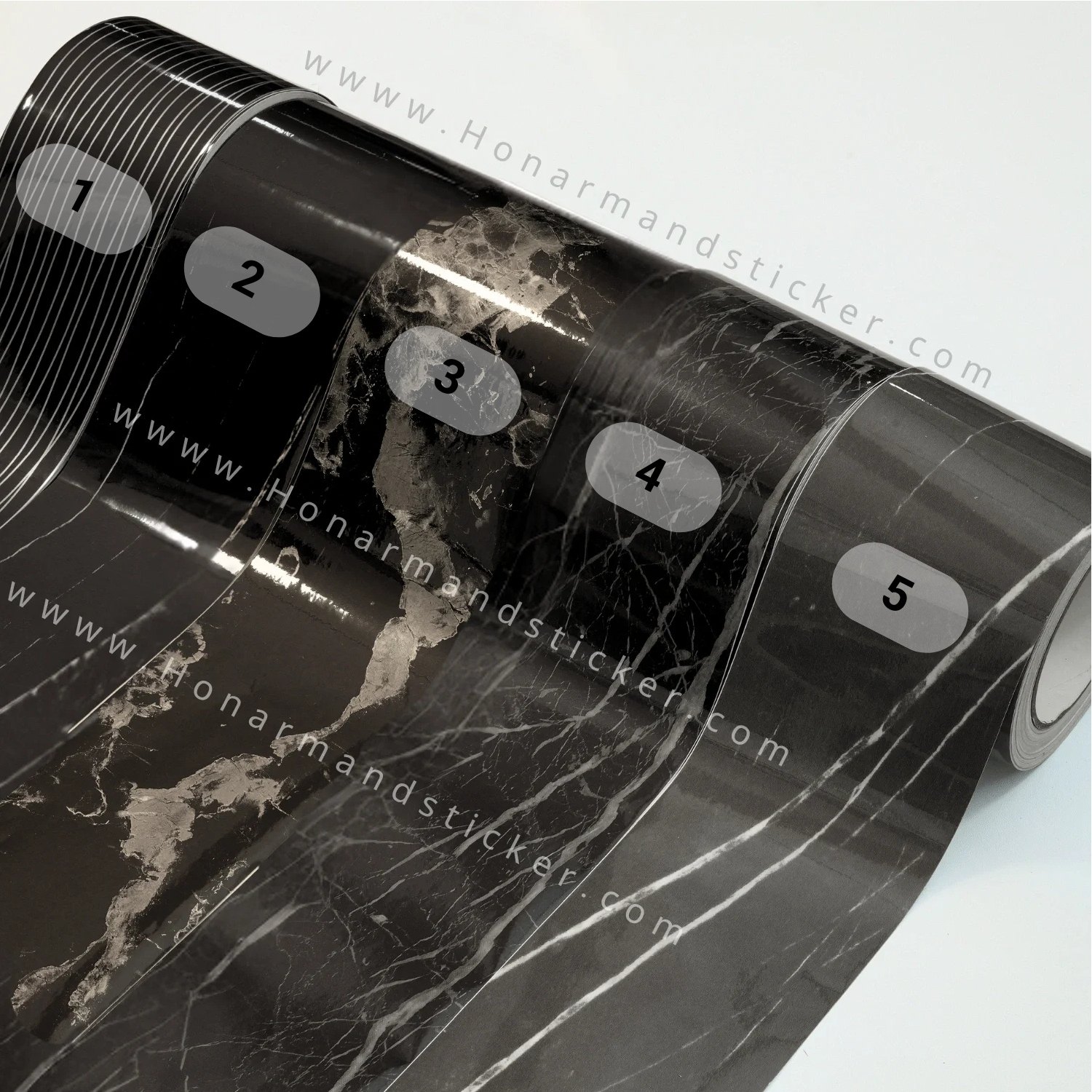 برچسب قرنیز طرح سنگ ماربل طوسی - مشکی برچسب قرنیز طرح سنگ ماربل طوسی - مشکی - Image 1