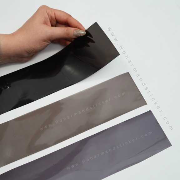 برچسب سلفون چراغ خودرو دودی روکش دار برچسب سلفون چراغ خودرو دودی روکش دار