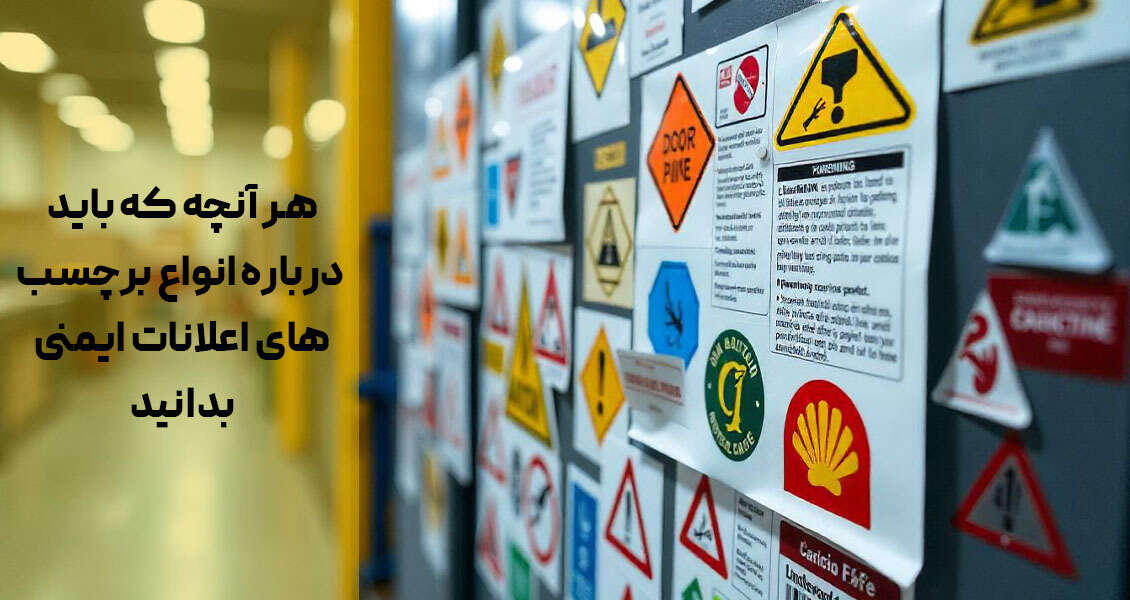 هر آنچه که باید درباره انواع برچسب‌های اعلانات ایمنی بدانید