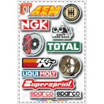 A4 sticker pack, orange tag, code 10-01