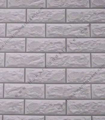 برچسب طرح آجر سفید طوسی