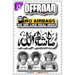 A4 sticker pack, purple tag, code 20-11