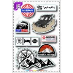 A4 sticker pack, purple tag, code 20-11