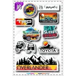 A4 sticker pack, purple tag, code 20-11
