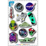 A4 sticker pack, blue tag, code 20-11