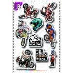 A4 sticker pack, purple tag, code 20-11