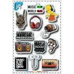 A4 sticker pack, blue tag, code 20-11