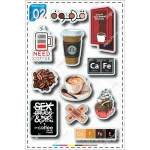 A4 sticker pack, blue tag, code 10-01