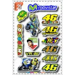 A4 sticker pack, orange tag, code 30-21