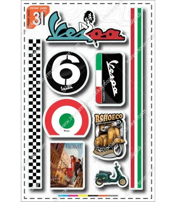 A4 sticker pack, orange tag, code 36-31