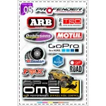 A4 sticker pack, purple tag, code 10-01