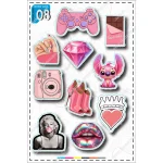A4 sticker pack, blue tag, code 10-01