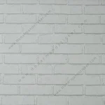 برچسب طرح آجر پفکی سفید - طوسی