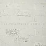 Bone brick design sticker with writing