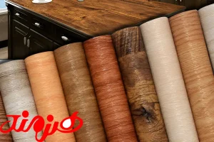 چسباندن برچسب کابینت