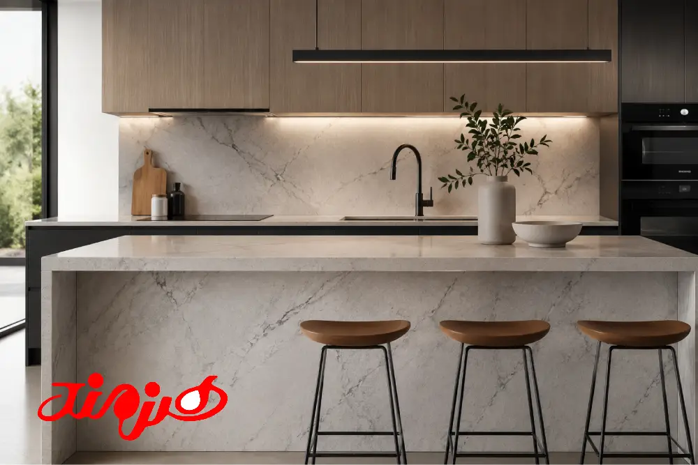 چگونه برچسب روی سنگ کابینت را بکنیم
